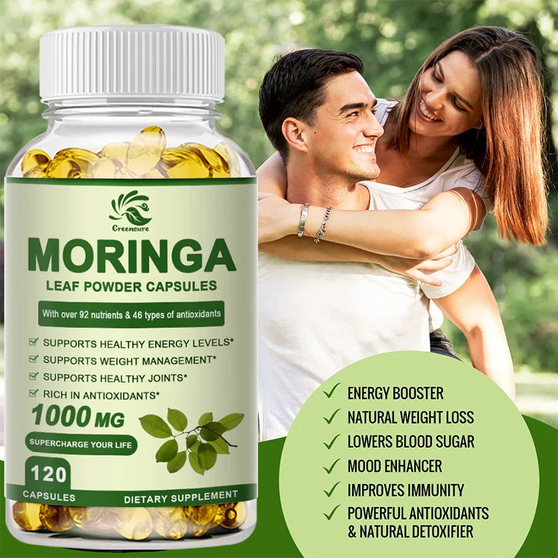 Moringa Oil Promotes Metabolism Supports Weight Loss, Repairs Damaged Cells, Alleviates Iflammation Cardiovascular Health