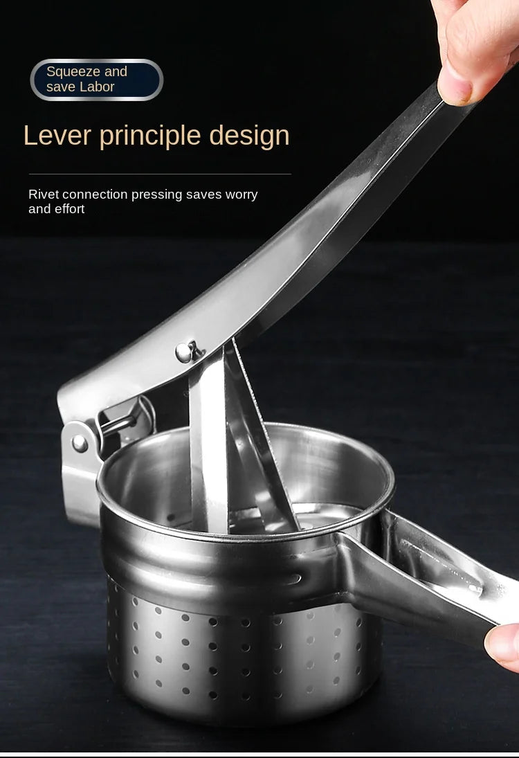 Kitchen Multifunctional Tool Stainless Steel Manual Juicer For Fruits And Vegetables Vegetable Filling Squeezer Simple Operation
