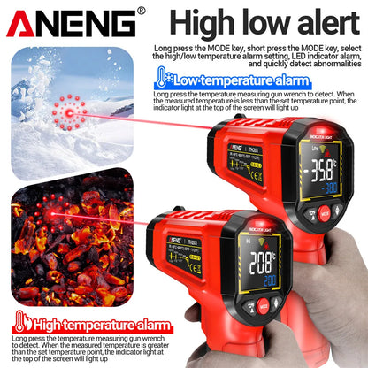 ANENG TH203 Infrared Thermometer – Non-Contact Gun for Instant -50°C to 600°C Readings