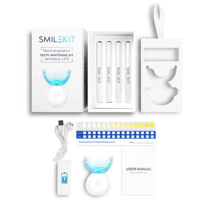 Tooth Whitening Kit Dental Led Wireless Teeth Whitening Kits With Led Light and Gel