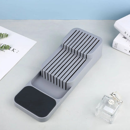 Practical Drawer Organizer Knives Separation Finishing Storage Box Knife Organizer Kitchen Accessories High Quality