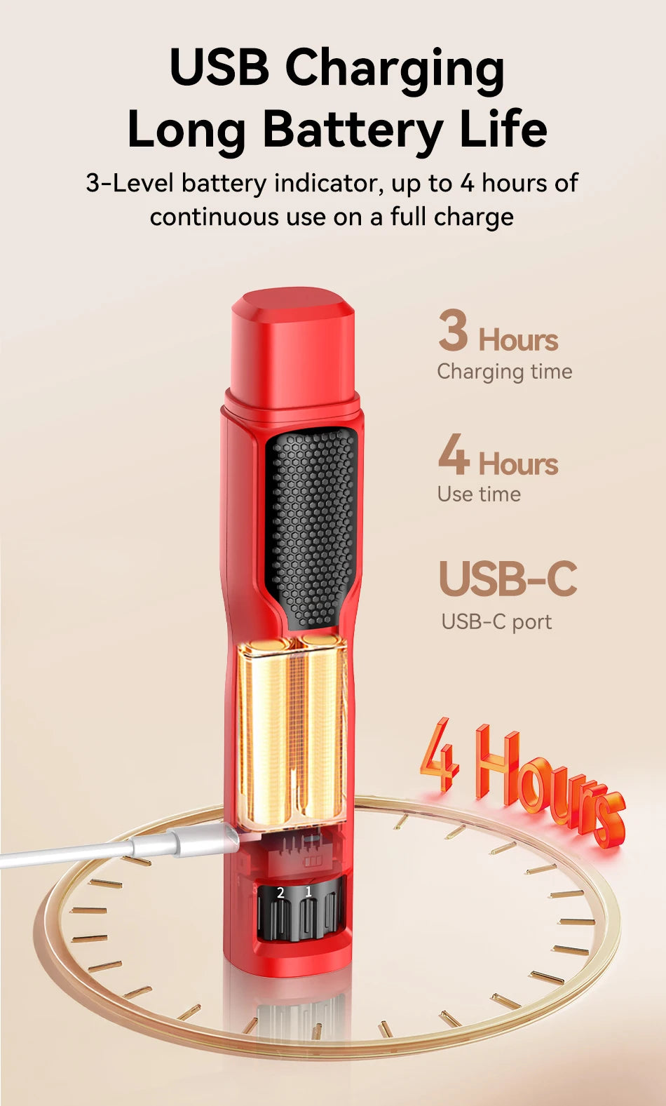 Pet Electric Nail Grinder  – Rechargeable Dog & Cat Nail Clipper with LED Light, 7-Speed Adjustable Paw Grooming Tool