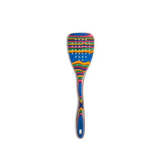 Y51A-Seven-Piece Wooden Kitchenware Soup Spoon Set Wooden Cooking Supplies Non-Stick Large Colorful Spatula Kitchen Tools