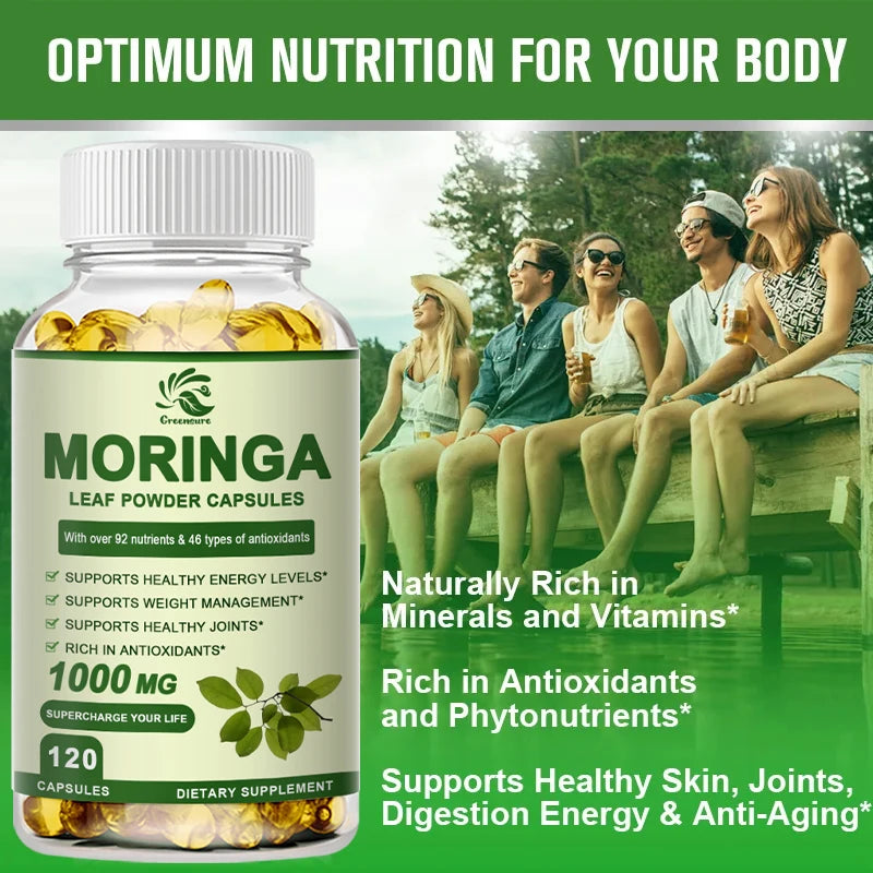 Moringa Oil Promotes Metabolism Supports Weight Loss, Repairs Damaged Cells, Alleviates Iflammation Cardiovascular Health