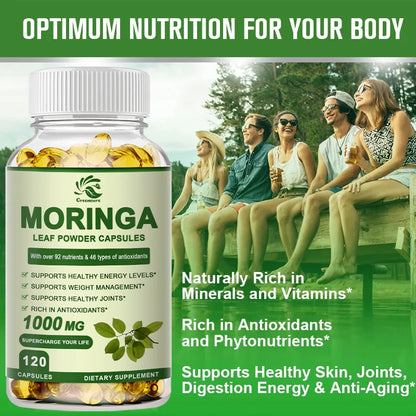 Moringa Oil Promotes Metabolism Supports Weight Loss, Repairs Damaged Cells, Alleviates Iflammation Cardiovascular Health