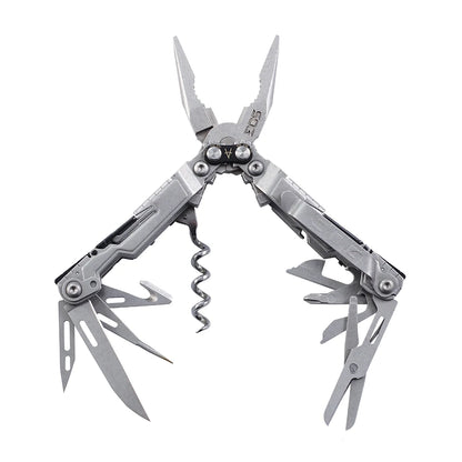 SOG PowerLitre 19-in-1 EDC Multi-Tool – Folding Pliers, Knife & Scissors Portable Outdoor Tool
