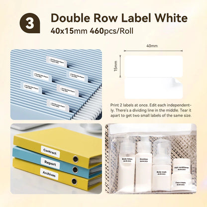 NIIMBOT B1 Portable 2-Inch Thermal Label Printer – Mini Bluetooth Sticker & Adhesive Tape Printer for Smartphones & PC