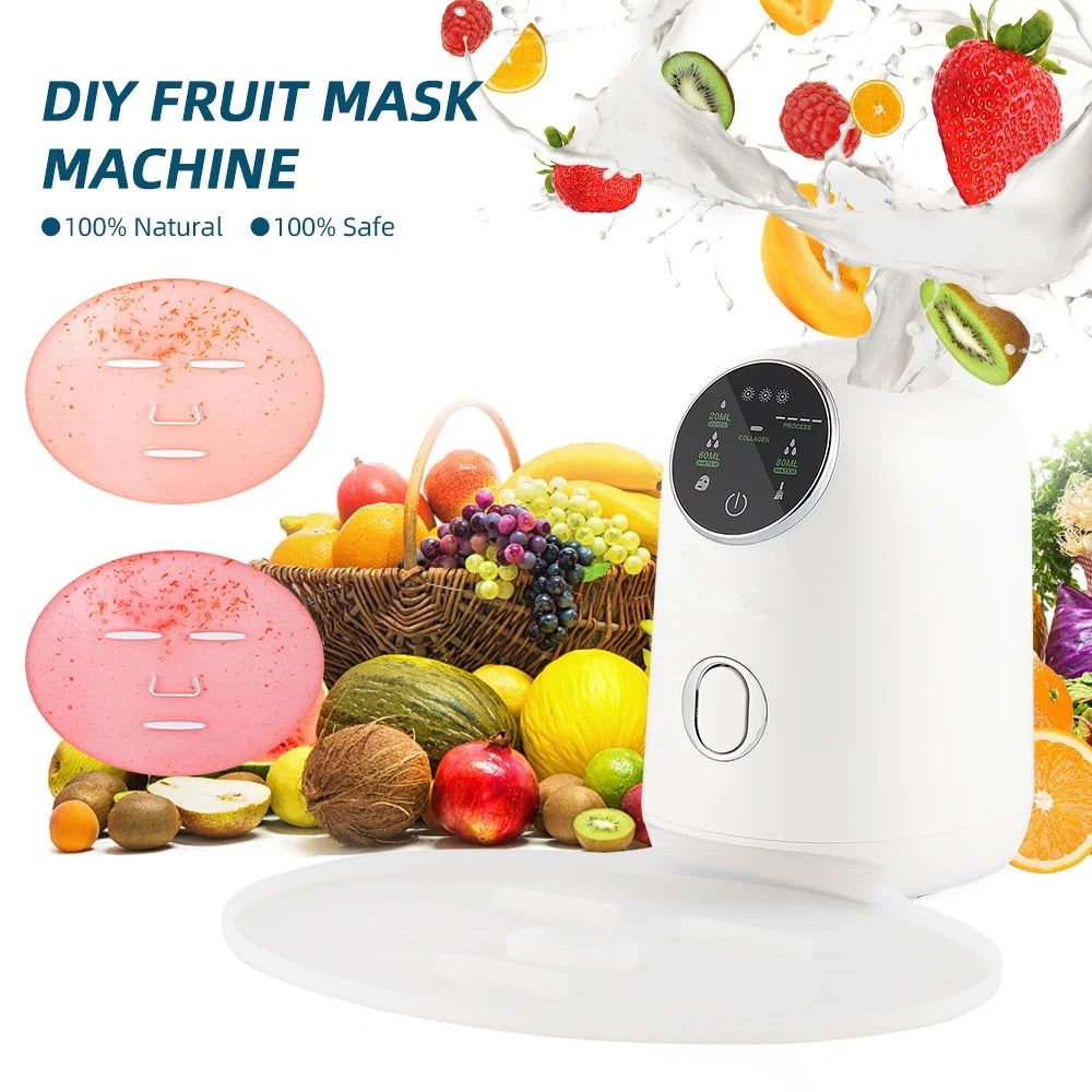 DIY Facial Mask Maker Machine – Automatic Home Spa Mask Making with Fruit, Vegetable & Milk