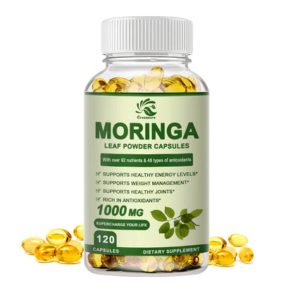 Moringa Oil Promotes Metabolism Supports Weight Loss, Repairs Damaged Cells, Alleviates Iflammation Cardiovascular Health