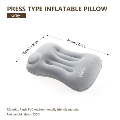 Inflatable Pillow – Portable Ultralight Air Sleeping Pillow for Travel, Hiking & Neck Support