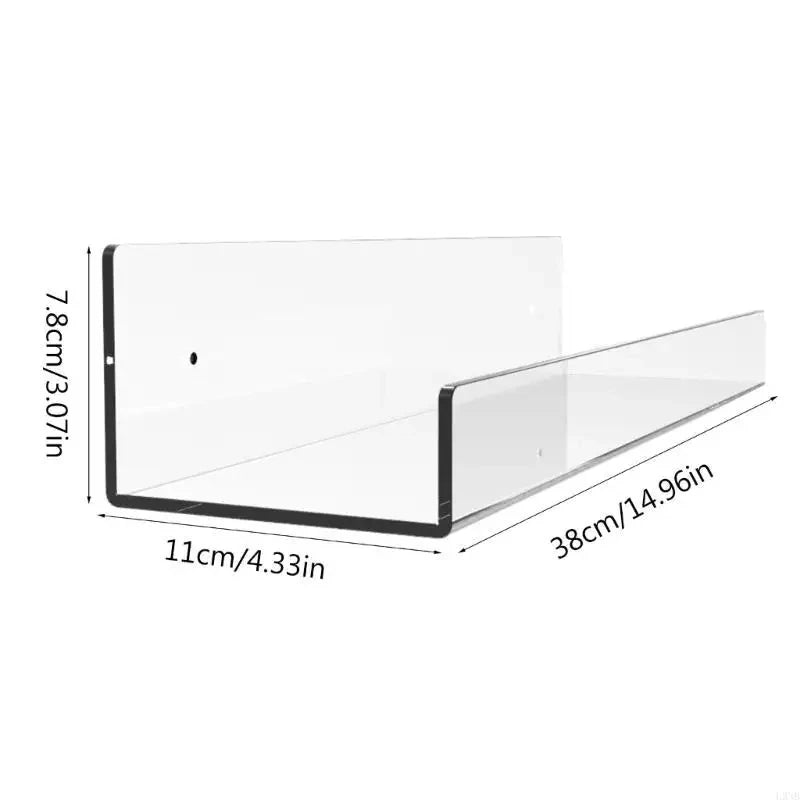 Kitchen Multifunctional Seasoning Rack Wall-Mounted Acrylic Display Rack Home Decoration Bathroom Kitchen Essential