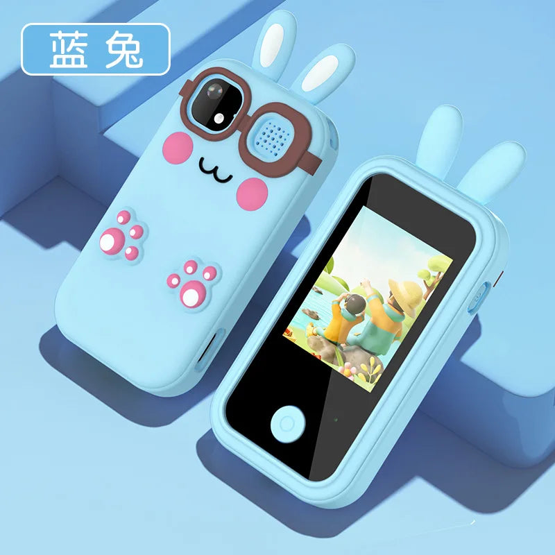 Unicorn Kids Smartphone Toy with HD Camera & Touchscreen | Cartoon Puzzle Games & Music Player | No SIM Card, Gift for Girls & Boys