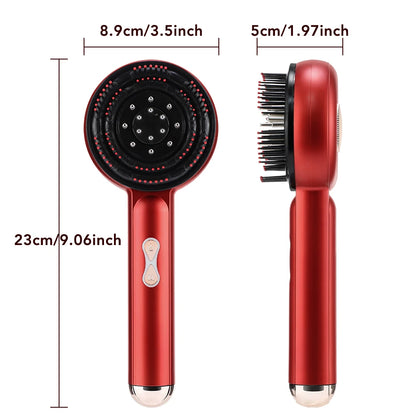Electric Hair Regrowth Brush – Infrared Light Scalp Massager for Anti-Hair Loss & Hair Growth