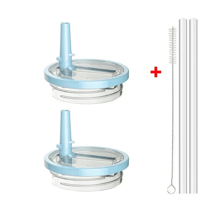 40oz Flip Straw Leak-Proof Lid – Replacement Tumbler Cover for Stanley Cup with Spill-Proof Straw