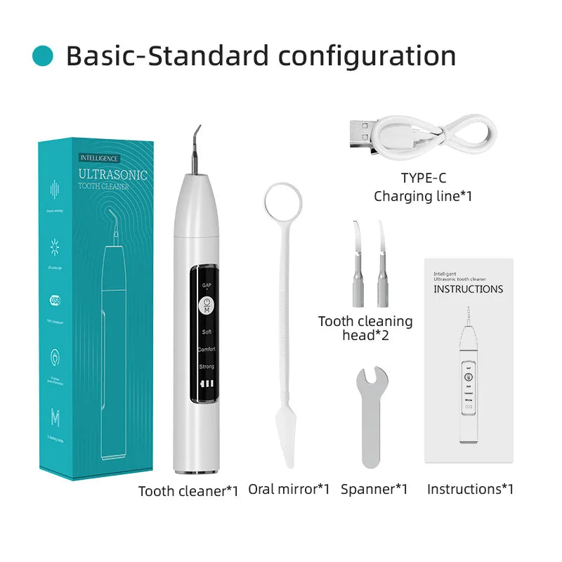 Schoben Ultrasonic Dental Scaler – Electric Teeth Tartar, Plaque & Stain Remover