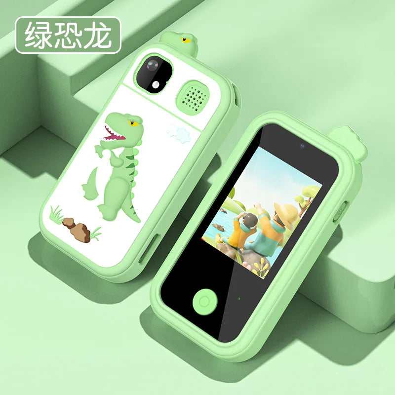 Unicorn Kids Smartphone Toy with HD Camera & Touchscreen | Cartoon Puzzle Games & Music Player | No SIM Card, Gift for Girls & Boys