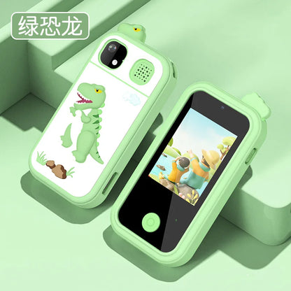 Unicorn Kids Smartphone Toy with HD Camera & Touchscreen | Cartoon Puzzle Games & Music Player | No SIM Card, Gift for Girls & Boys