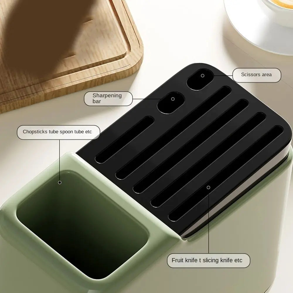 Stable Knives Storage Rack Large Capacity Anti-slip Chopstick Bucket Space Saving Plastic Cutlery Organizer Kitchenware