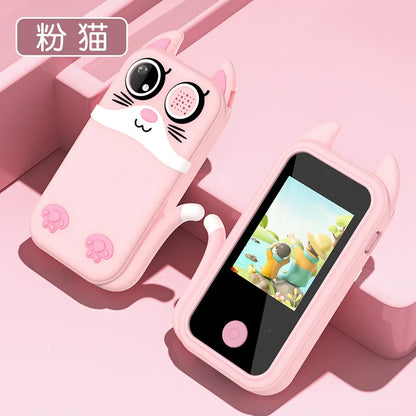 Unicorn Kids Smartphone Toy with HD Camera & Touchscreen | Cartoon Puzzle Games & Music Player | No SIM Card, Gift for Girls & Boys