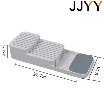 Practical Drawer Organizer Knives Separation Finishing Storage Box Knife Organizer Kitchen Accessories High Quality
