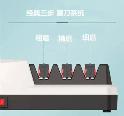 Multi functional handheld anti slip handle kitchen knife, household quick sharpening kitchen tool grinder kitchen gadgets