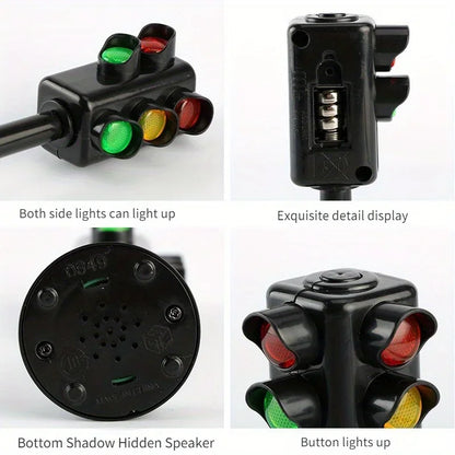 Mini Traffic Light Toy – Kids’ Road Safety Puzzle & Educational Traffic Sign Set
