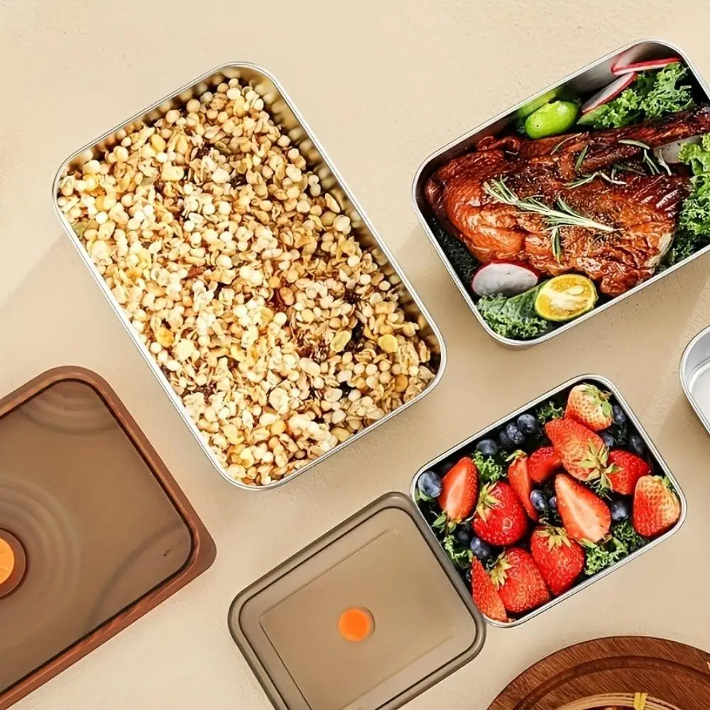 Set of stainless steel, for the kitchen, storage box, for the kitchen, the kitchen, the kitchen, the kitchen, the kitchen, the b