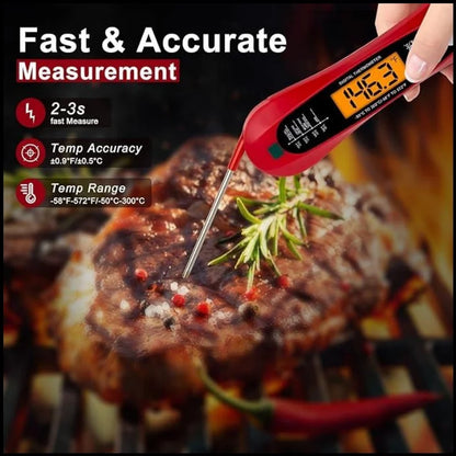 kitchen things Meat Thermometer Digital IP67 Waterproof Kitchen Cooking Food Fast Measurement Thermometer 2 Probes BBQ Grill Oil