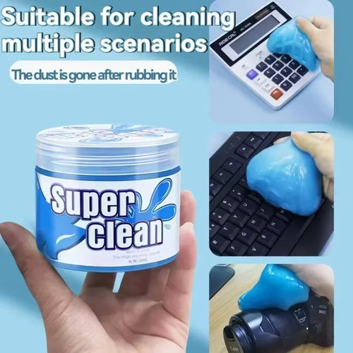 Magic Cleaning Slime Gel for Car Vents & Keyboards | Reusable Auto Interior & Computer Dust Remover - Reaches Every Crevice