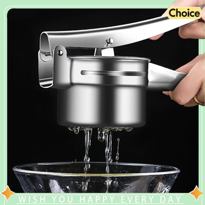 Kitchen Multifunctional Tool Stainless Steel Manual Juicer For Fruits And Vegetables Vegetable Filling Squeezer Simple Operation