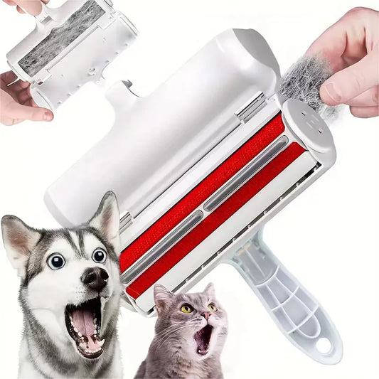 Pet Hair Remover Roller – One-Hand Self-Cleaning Lint & Fur Remover for Dogs & Cats