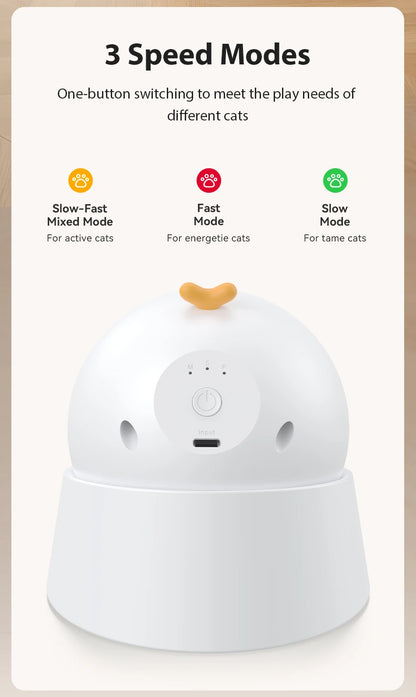 Automatic Cat Laser Toy – Interactive Adjustable Electric Smart Pet Toy for Indoor Cats & Dogs