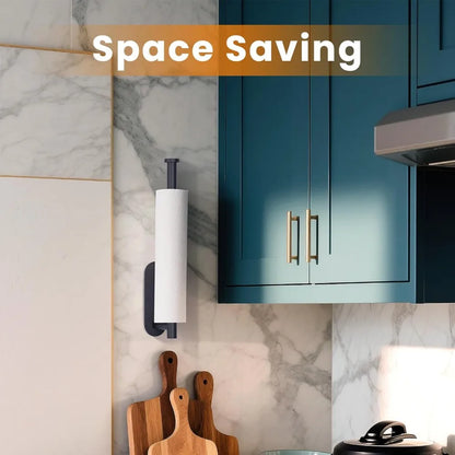 Kitchen Paper Towel Holder Adhesive Tissue Hanger Toilet Roll Paper Dispenser Cabinet Storage Napkin Rack Bathroom Accessories