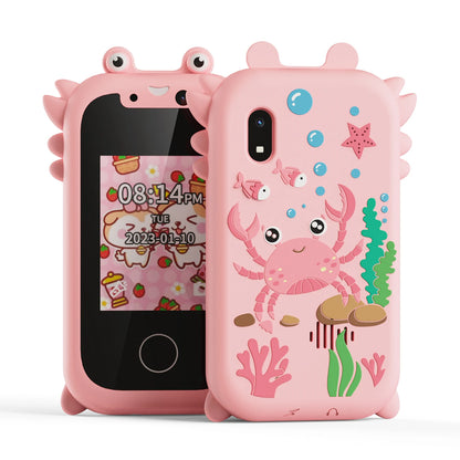 Kids Smart Phone Toy with Touchscreen & Camera | Toddler Learning Cell Phone for Girls | Christmas Birthday Gift with Games & Music