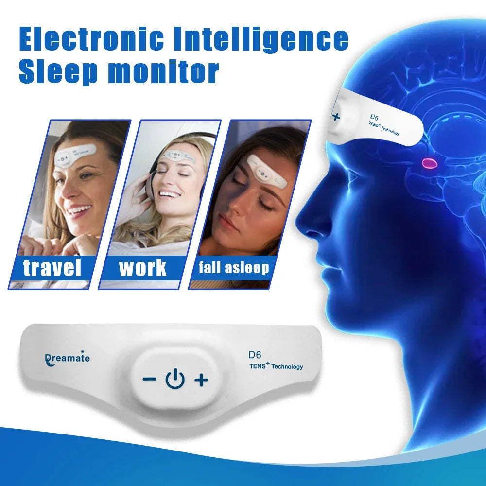 Smart Head Sleep Massager – Electronic Micro-Current & Low-Frequency Pulse Therapy for Relaxation
