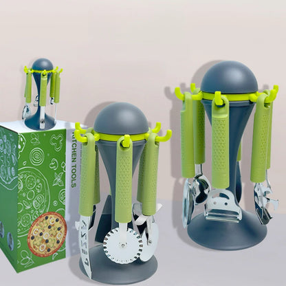 Kitchen Tool Set Pizza Tools6Set，Baking Tools Household Peeler Bottle Opener Kitchen Supplies