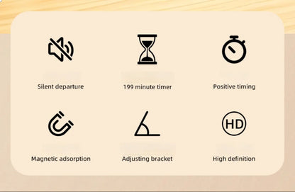 Kitchen magnetic timer rotating type Timer Timer Reminder Kitchen Barware Houseware Self-discipline learning countdown