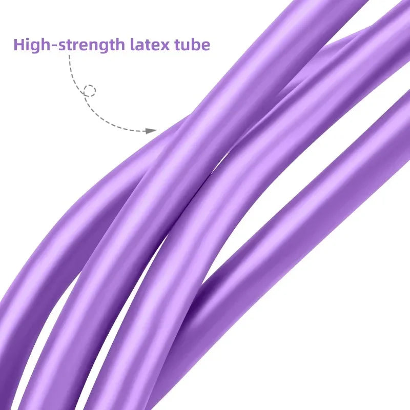 4-Level Resistance Bands with Non-Slip Handles for Abs, Core Strength & Home Fitness