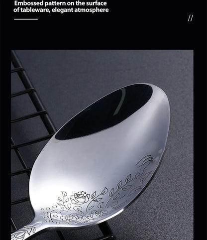 5/16Pcs Full Tableware for Kitchen,Stainless Steel Dinner Set with Box,Fork Spoon Knife Dinnerware Kit