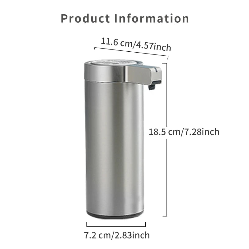 Automatic Touchless Soap Dispenser – Smart Sensor Kitchen & Bathroom Soap Machine, 304 Stainless Steel