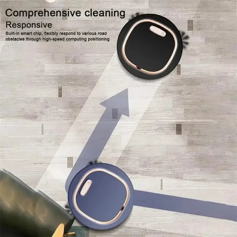 Automatic Sweeping Robot Home Sweeper Lazy Person Intelligent 3-in-1 Sweeping Machine USB Rechargeable Vacuum Cleaner