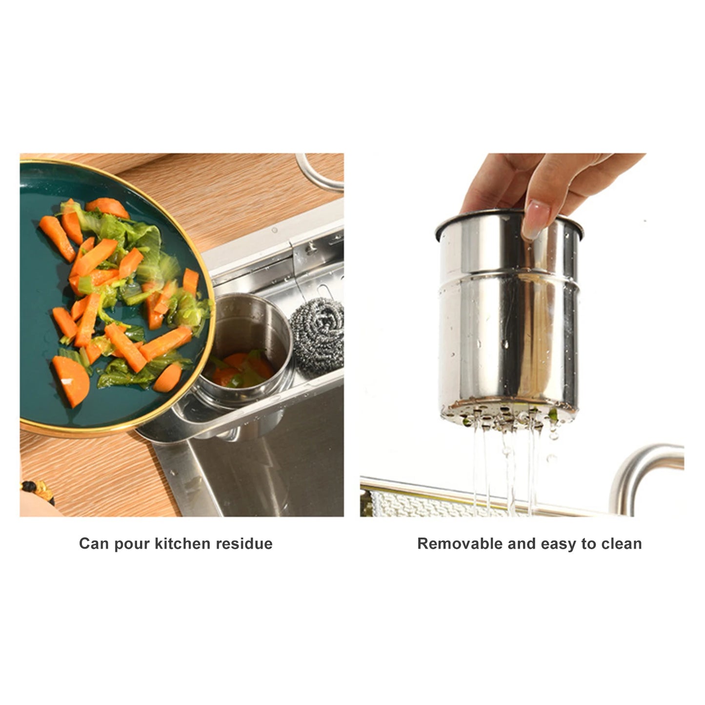 Kitchen Sink Drain Stretchable Basket Lightweight and Easy to Install Shelf for Store Kitchen Small Accessories