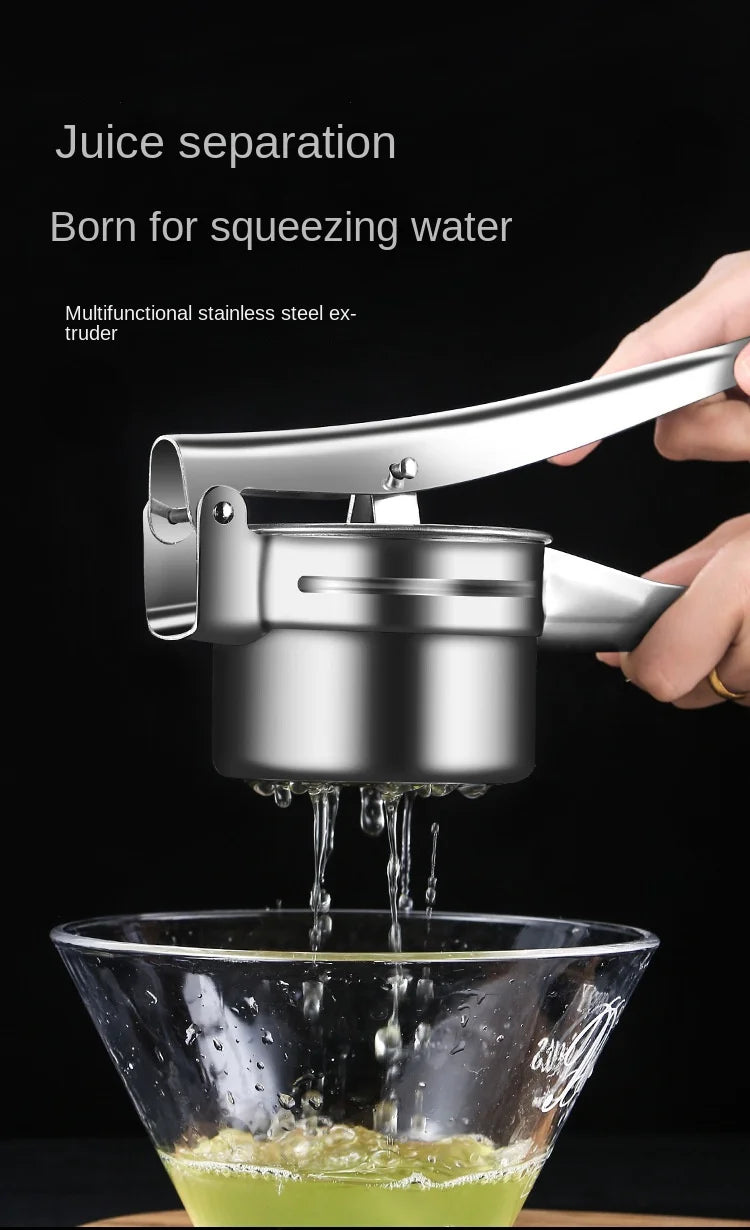 Kitchen Multifunctional Tool Stainless Steel Manual Juicer For Fruits And Vegetables Vegetable Filling Squeezer Simple Operation