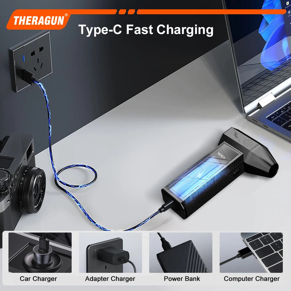 X3 Ultra Turbo Jet Fan 180000RPM – Mini Handheld Compressed Air Duster for Car Drying, PC & Home Cleaning (Type-C Rechargeable)