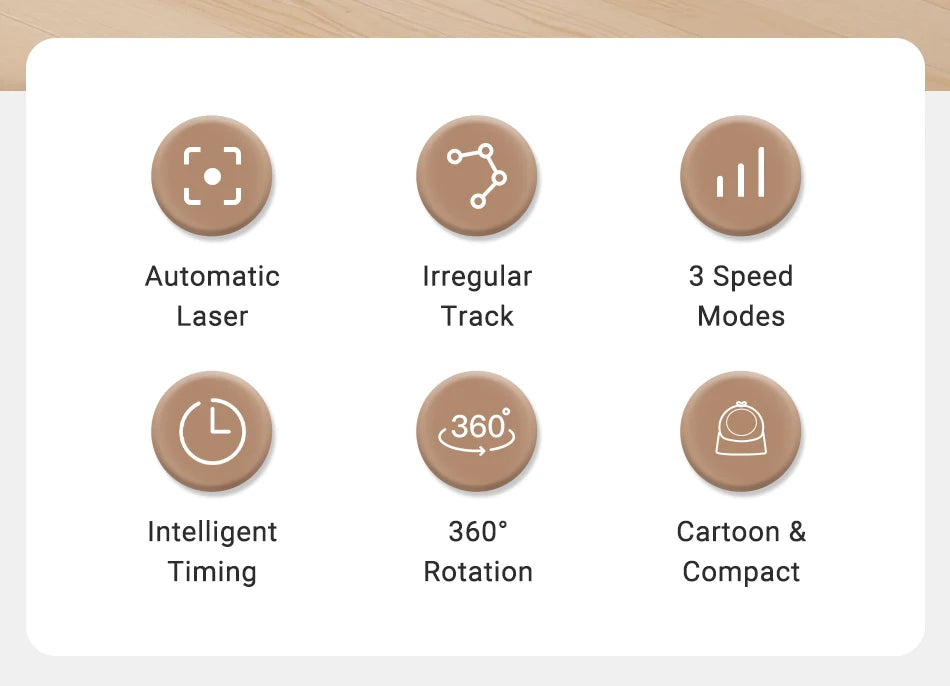 Automatic Cat Laser Toy – Interactive Adjustable Electric Smart Pet Toy for Indoor Cats & Dogs