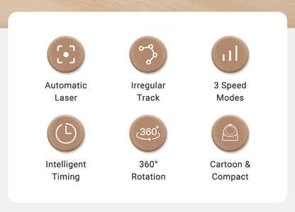 Automatic Cat Laser Toy – Interactive Adjustable Electric Smart Pet Toy for Indoor Cats & Dogs