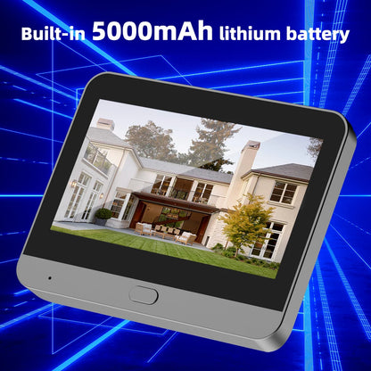 Smart Life WiFi Doorbell Camera: 3MP 1080P, 5000mAh Battery, PIR Motion Sensor - Alexa/Google