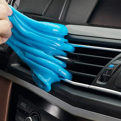 Magic Slime Cleaning Gel for Car Vents & Keyboard - Reusable Auto Interior & Computer Dust Remover | Reaches Every Crevice