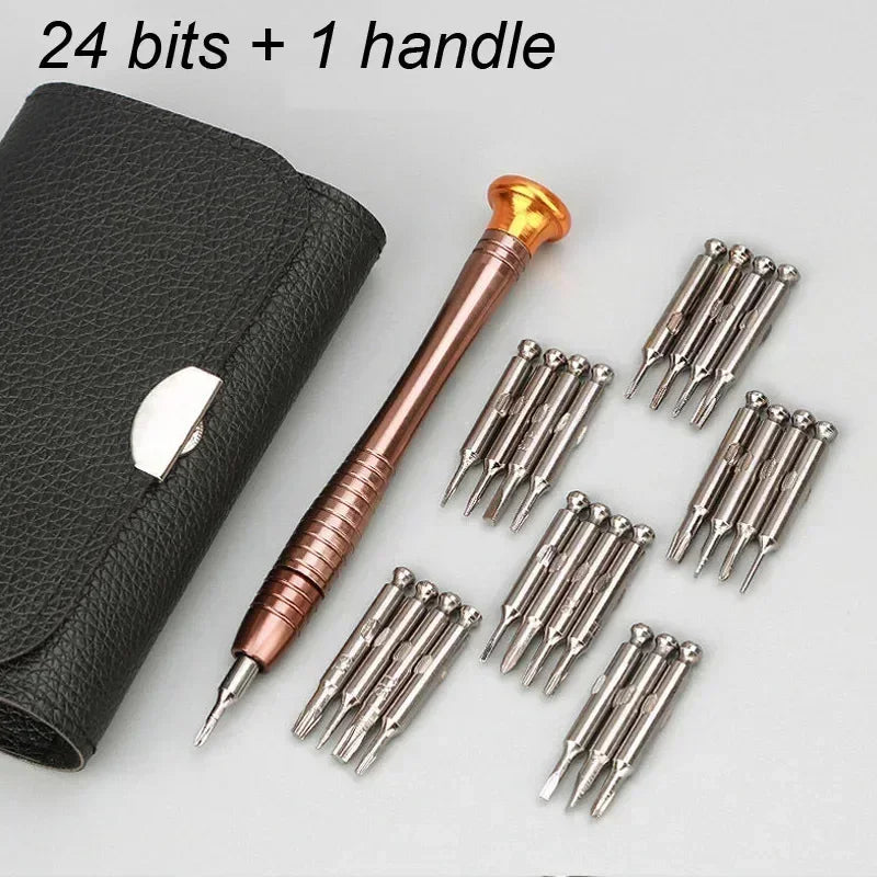 Mini Precision Screwdriver Set – 25-in-1 Electronic Torx Repair Tools Kit for iPhone, Camera, Watch, Tablet & PC