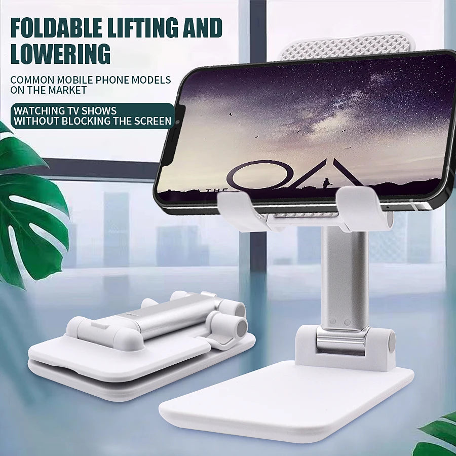 Adjustable Desktop Phone & Tablet Holder – Flexible Lazy Stand Mount for iPhone 17/16/15/14, Samsung & Xiaomi